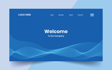 Modern technology abstract creative dynamin gradient wave line banner background for website landing page, hero banner design, webpage header	