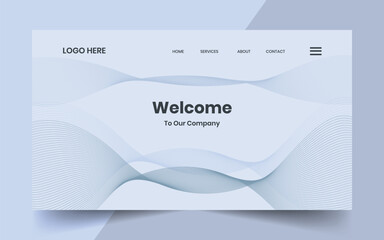 Modern technology abstract creative dynamin gradient wave line banner background for website landing page, hero banner design, webpage header	