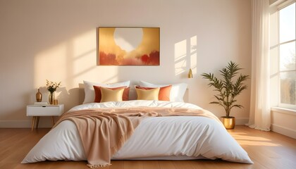 Photo interior modern design room 3d illustration