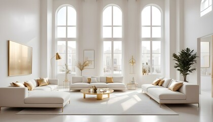 Photo interior modern design room 3d illustration