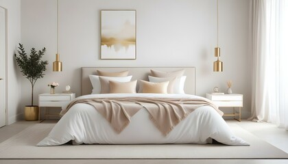 Photo interior modern design room 3d illustration