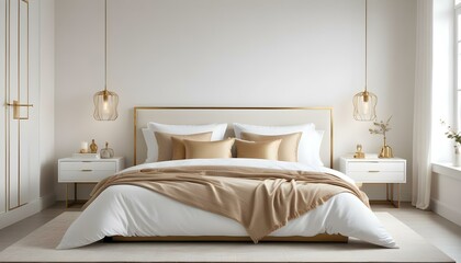 Photo interior modern design room 3d illustration