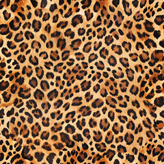 Leopard Leather Effect Fabric Pattern Background - Seamless Print Texture Ideal for Design Projects, Textured Overlays, and Creative Applications. Features a Rich, Detailed Leather-Like Surfac