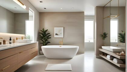 Photo interior modern design room 3d illustration