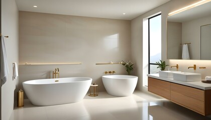 Photo interior modern design room 3d illustration