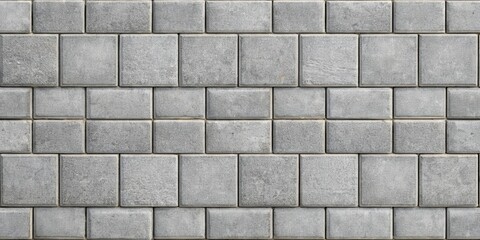 Obraz premium realistic grey brick paving texture for architectural design and landscaping projects