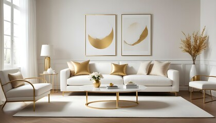 Photo interior modern design room 3d illustration