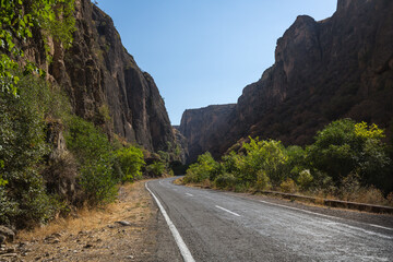 View of the mountains in Armenia