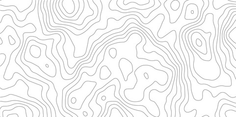 Topographic map and landscape terrain texture grid. Abstract white topography vector background