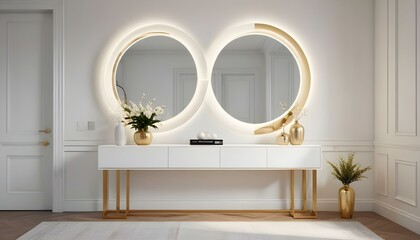 Photo interior modern design room 3d illustration