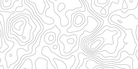 Topographic pattern texture on paper. Old topographic Map. Geographic mountain topography vector illustration.