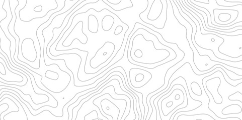 Topographic pattern texture on paper. Old topographic Map. Geographic mountain topography vector illustration.