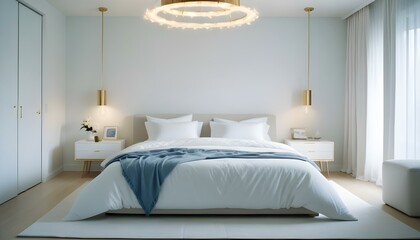 Photo interior modern design room 3d illustration