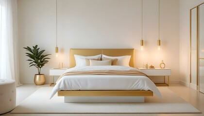 Photo interior modern design room 3d illustration