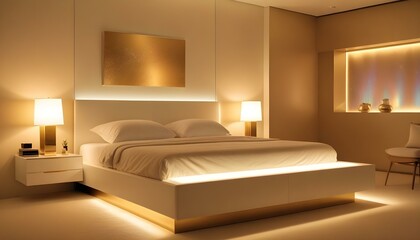 Photo interior modern design room 3d illustration