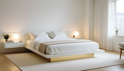 Photo interior modern design room 3d illustration