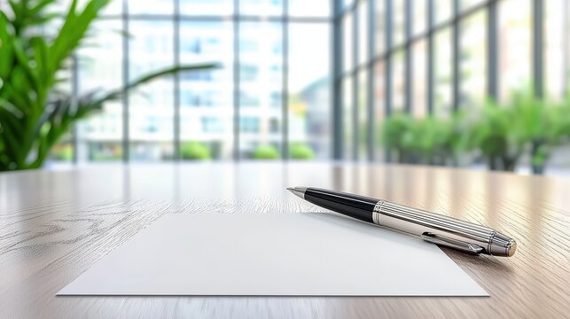 Modern Designer Pen with Augmented Reality Features Demonstrating Comfort Grip, Ink Variety, and Engraving Choices in Professional Office Setting - Powered by Adobe