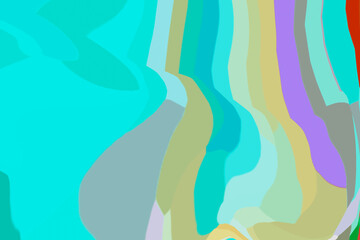 GENTLE WAVES ABSTRACT DIGITAL ART BACKGROUND