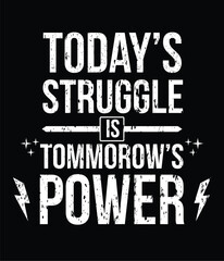 Obraz premium Motivational quotes on hard work in white and black grunge shade