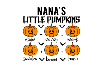 Grandma's Little Pumpkins Shirt