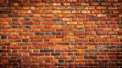 Detailed image of a vintage red brick wall with space for text