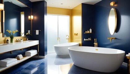 Photo interior modern design room 3d illustration