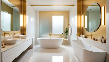 Photo interior modern design room 3d illustration