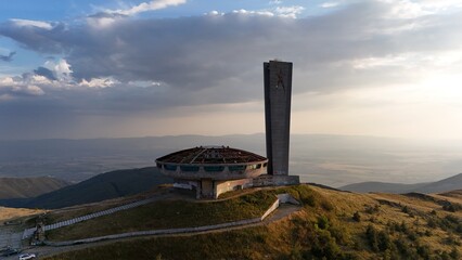 Discover the otherworldly beauty of Buzludzha.This abandoned communist monument in Bulgaria...