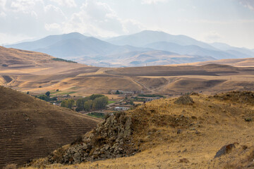 View of the mountains in Armenia