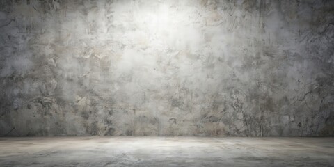 Studio room with plaster concrete grunge texture background perfect for displaying products