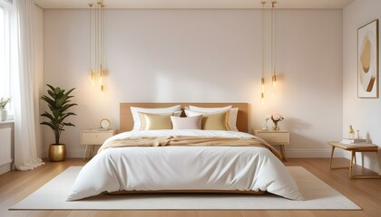 Photo interior modern design room 3d illustration