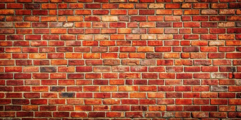 Red brick wall texture background perfect for urban, industrial or rustic designs