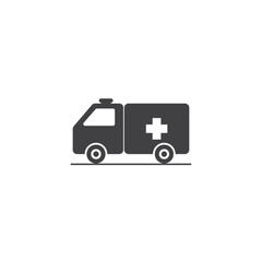 Ambulance icon vector illustration template