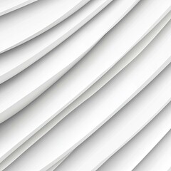 Obraz premium Elegant white wave background with smooth, flowing lines for a modern design aesthetic.