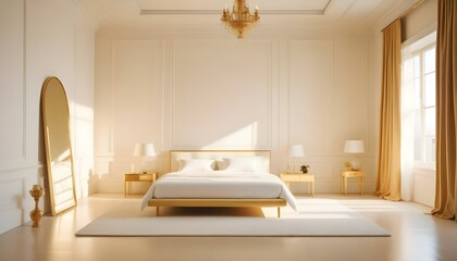 Photo interior modern design room 3d illustration