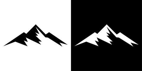ofvs719 OutlineFilledVectorSign ofvs - mountain vector icon . peak sign . isolated transparent . outline and filled version . AI 10 / EPS / PNG . g12065