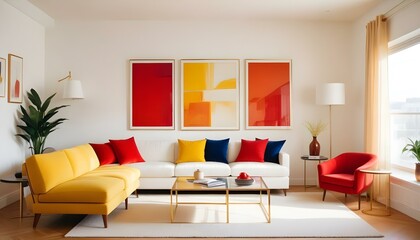 Photo interior modern design room 3d illustration