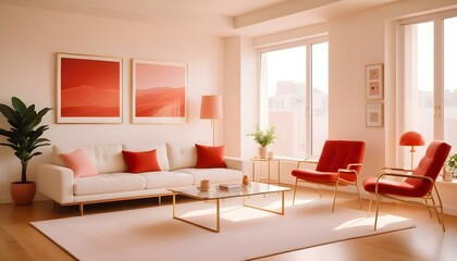 Photo interior modern design room 3d illustration