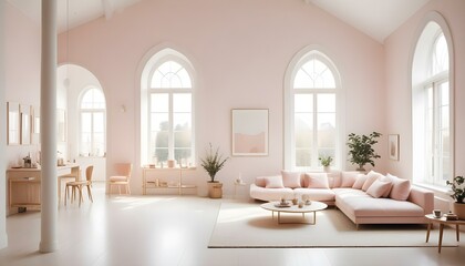 Photo interior modern design room 3d illustration