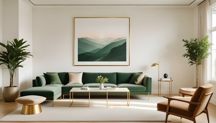 Photo interior modern design room 3d illustration