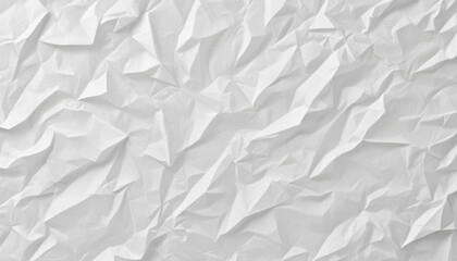 Obraz premium Design space Solid texture of white paper is crumpled. Background for various purposes.