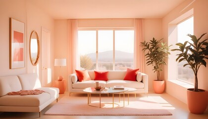 Photo interior modern design room 3d illustration