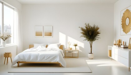 Photo interior modern design room 3d illustration