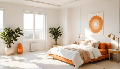 Photo interior modern design room 3d illustration