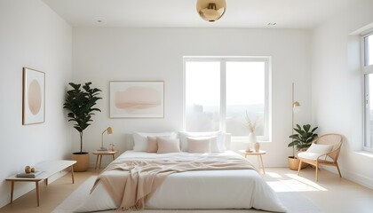 Fototapeta premium Photo interior modern design room 3d illustration