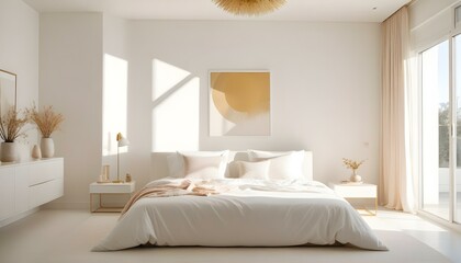 Photo interior modern design room 3d illustration