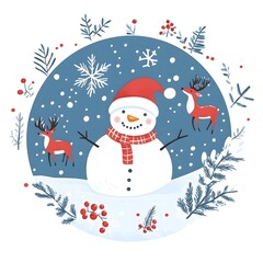 Fototapeta premium Festive Winter Wonderland