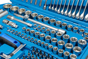 hex socket set, close up