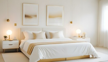 Photo interior modern design room 3d illustration
