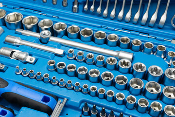 hex socket set, close up